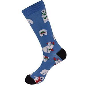 HIBALY Holiday Christmas Socks for Men